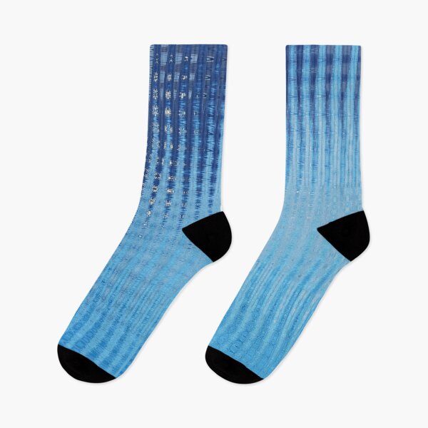 Item preview, Coastal Abstract Ocean Lines in Blue Shades Water Aesthetic Reflection 4 of 4 designed and sold by Beachy.