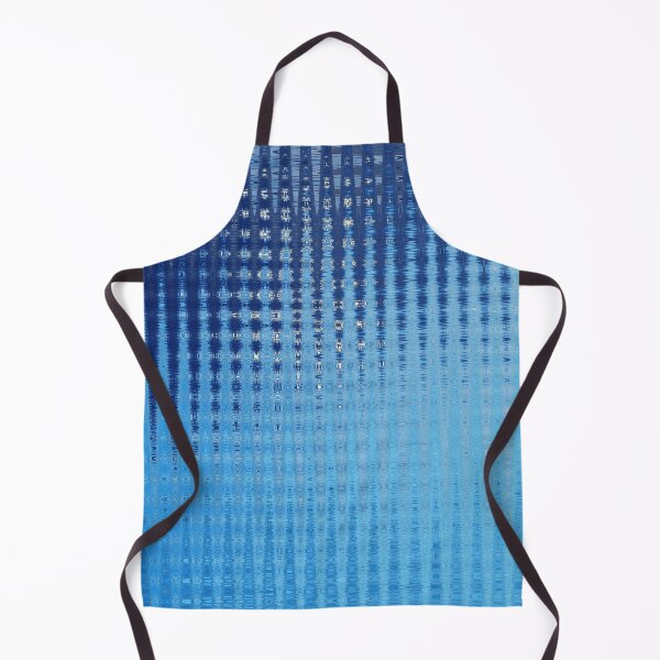 Item preview, Coastal Abstract Ocean Lines in Blue Shades Water Aesthetic Reflection 4 of 4 designed and sold by Beachy.