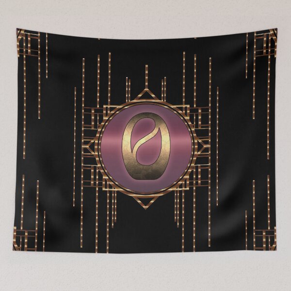 Item preview, Art Nouveau Letter O 1920's Gold Vintage designed and sold by Xarah.
