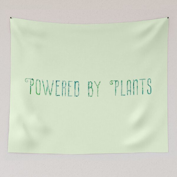 Item preview, Powered By Plants sticker / design designed and sold by Sam Palahnuk.