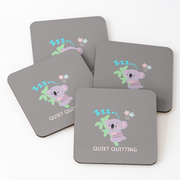 Item preview, Quiet Quitting, cute bear sleeping designed and sold by pookamon14.