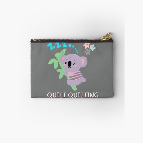 Item preview, Quiet Quitting, cute bear sleeping designed and sold by pookamon14.