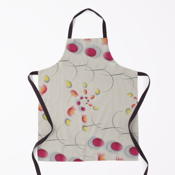 Item preview, contemporary creative style with geometric shapes in vivid red on a beige background designed and sold by mister-john.