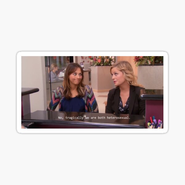 Item preview, Tragically We Are Both Heterosexual - Parks And Recreation designed and sold by essgeeaich.