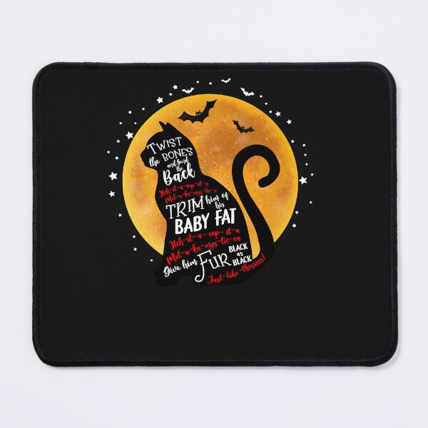 Item preview, Twist the Bones and Bend the Back Halloween Black Cat designed and sold by ElizabethxJime.