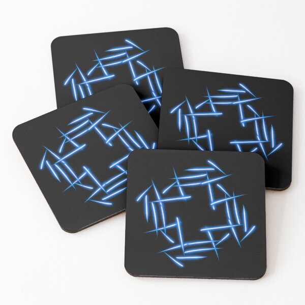Item preview, Blue cross, abstract art designed and sold by Meo Design.