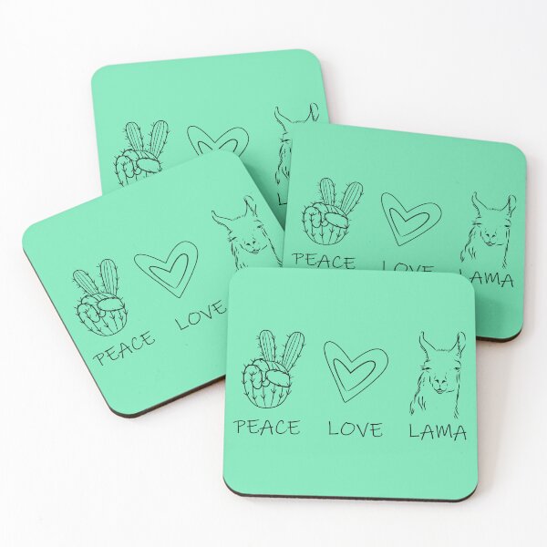 Artikelvorschau, Peace Love Llama entworfen und verkauft von ProMySign.