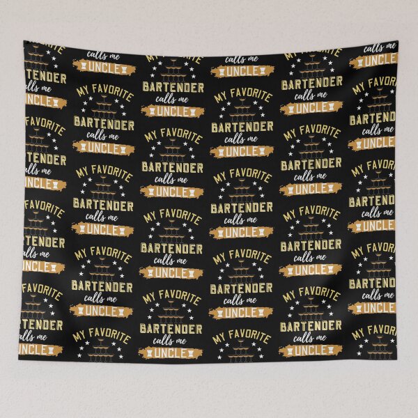Item preview, My Favorite Bartender Calls Me Uncle designed and sold by Betsytiptoe.