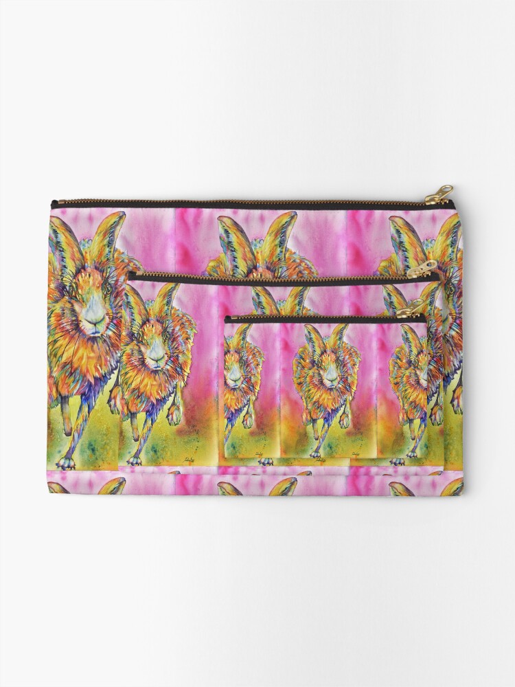 Thumbnail 2 of 4, Zipper Pouch, Lucky designed and sold by DeborahFox.