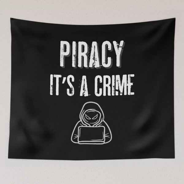Item preview, Piracy It's a Crime Anti-Piracy Ad designed and sold by LoveSeasonz.