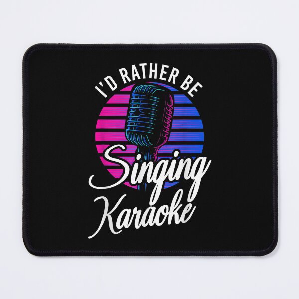 Item preview, Karaoke Singer I'd Rather Be Singing Karaoke designed and sold by Jackwidforss.