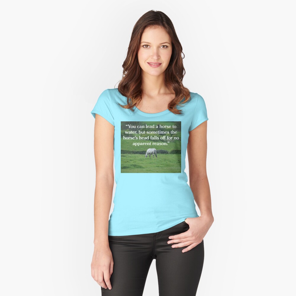 Item preview, Fitted Scoop T-Shirt designed and sold by nikhorne.