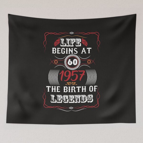 Item preview, Life begins at 60 designed and sold by artpassion.