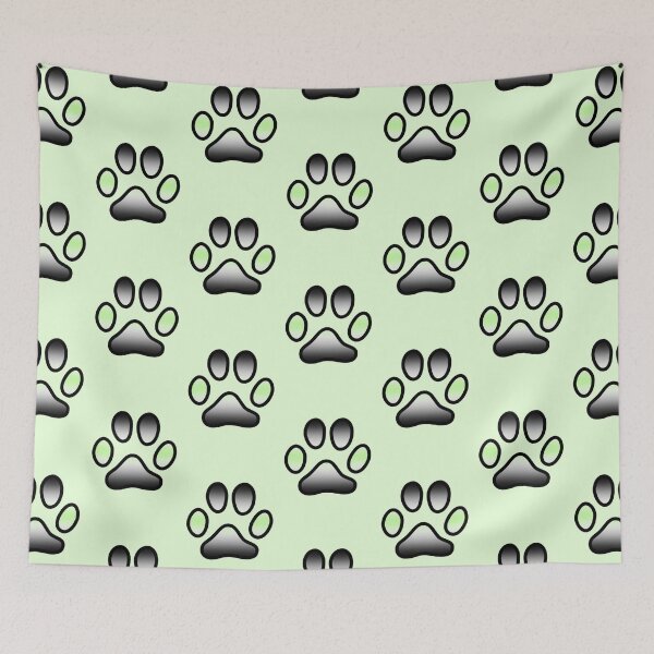 Item preview, Agender pride paw print designed and sold by Camilla Wynter.