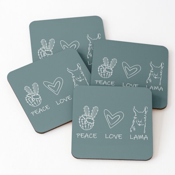 Artikelvorschau, Peace Love Llama entworfen und verkauft von ProMySign.