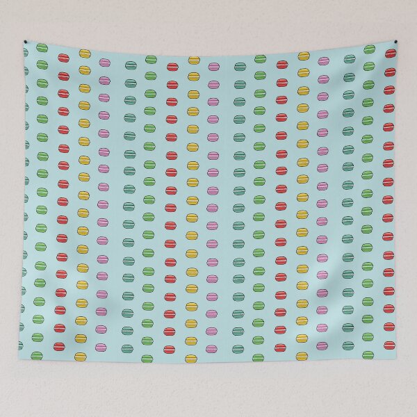 Item preview, Yummy Macaroons Pattern designed and sold by Aw10tiko.