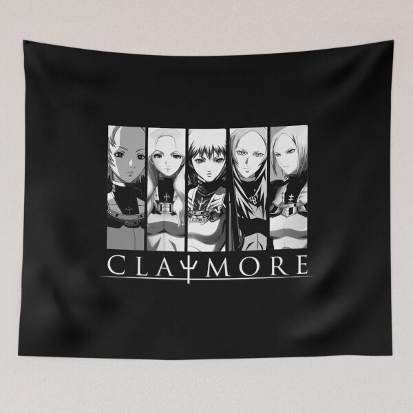 Item preview, Funny Claymore Anime Main Characters designed and sold by KirstMatthews.