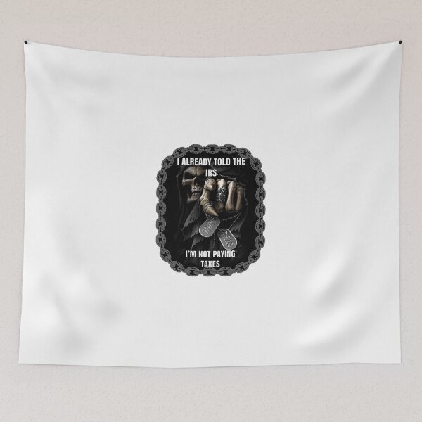 Item preview, Not Paying Taxes Skeleton designed and sold by oestra.