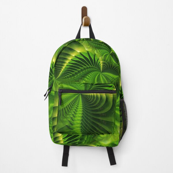 Item preview, contemporary many shades of bright green fractal and creative spiral design designed and sold by mister-john.