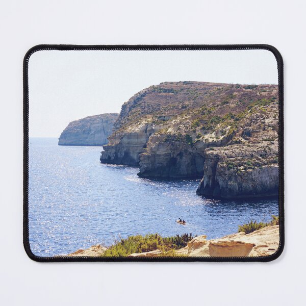 Item preview, Gozo Malta - Cliff Edge View Over Sea designed and sold by CarolinaReina.