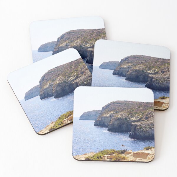 Item preview, Gozo Malta - Cliff Edge View Over Sea designed and sold by CarolinaReina.