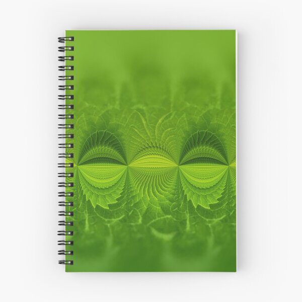 Item preview, many shades of bright green fractal and creative spiral design designed and sold by mister-john.