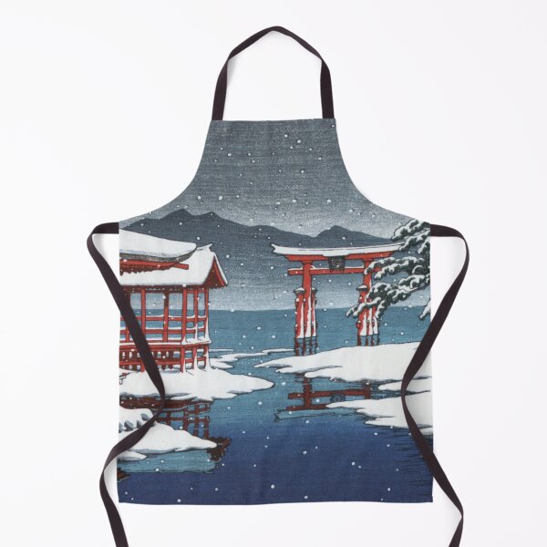 Item preview, The Miyajima Shrine in Snow by Kawase Hasui designed and sold by Takeda-art.