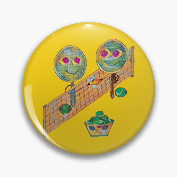 Item preview, Tennis rackets shaking hands designed and sold by GenevieveDArt.