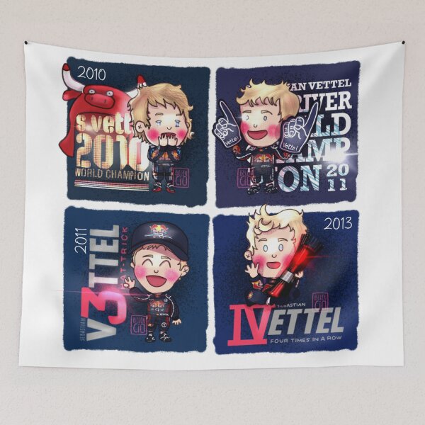 Item preview, Sebastian Vettel 4xWC designed and sold by El Belencio.