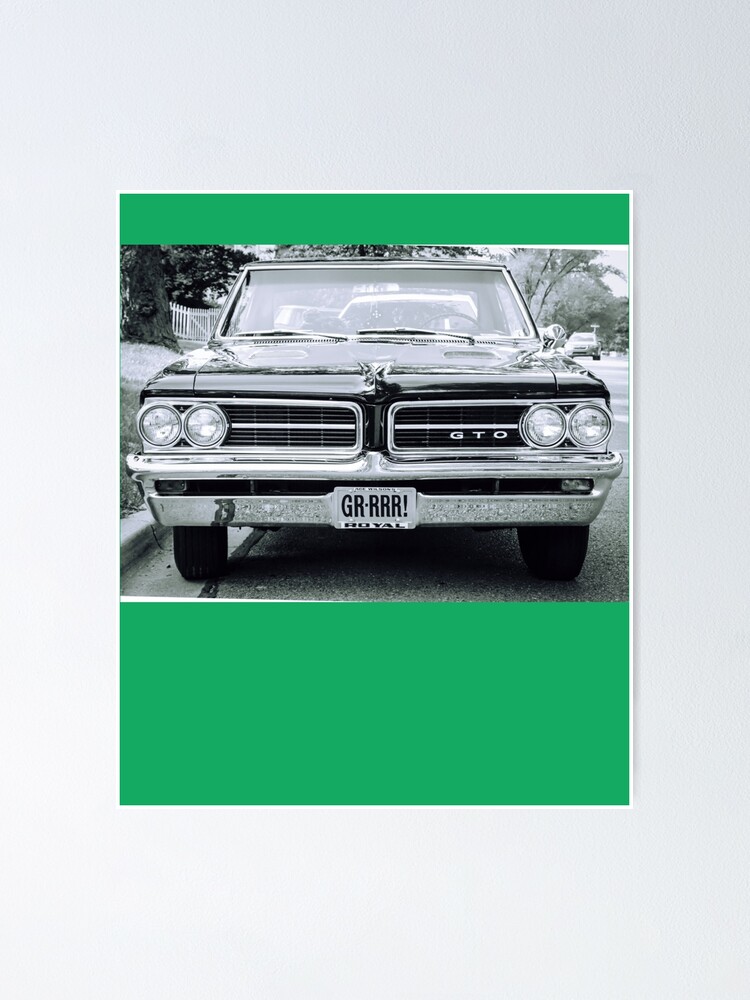 1964 Pontiac Gto Poster For Sale By Wrenlane Redbubble 