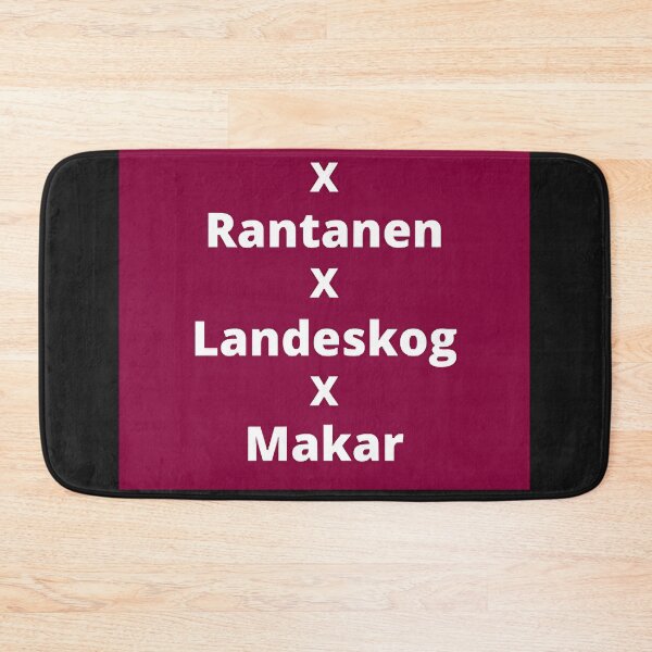 Item preview, Colorado Avalanche, Mackinnon x Rantanen x Landeskog x Makar  designed and sold by JAVIERCARRIZAL.