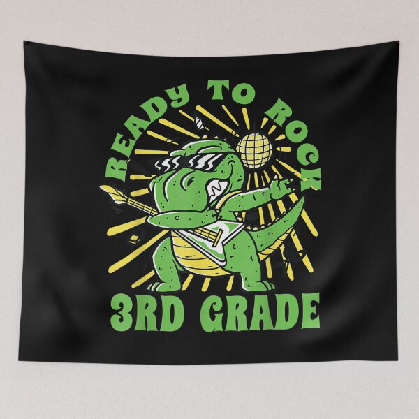 Item preview, I'm Ready To Rock 3rd Grade T Rex Back To School Dinosaur  designed and sold by andrewbashfordb.