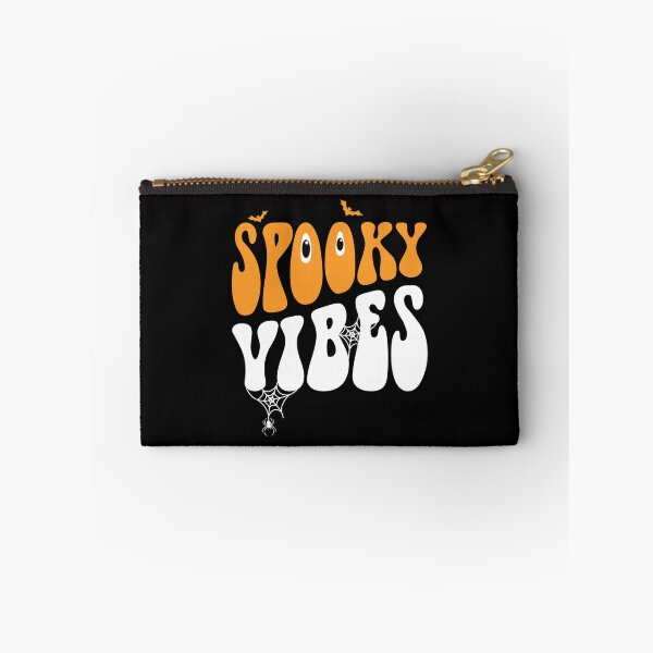 Item preview, Spooky Vibes Halloween Groovy Text with Bats and Spider designed and sold by mrhighsky.