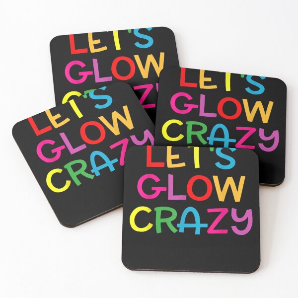 Item preview, Let's Glow Crazy Retro Colorful Party Group Team Celebration  designed and sold by sarahbennetth.