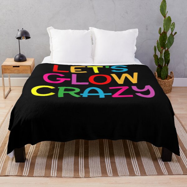 Item preview, Let's Glow Crazy Retro Colorful Party Group Team Celebration designed and sold by sarahbennetth.