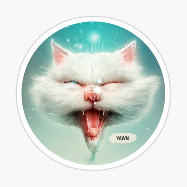The Water Kitty Sticker
