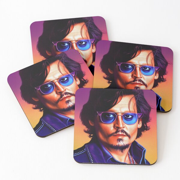 Item preview, Johnny Depp designed and sold by synthwaveai.