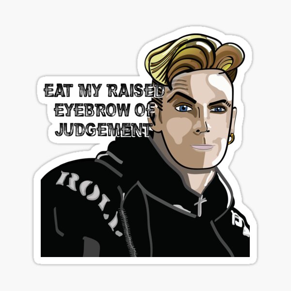 Eyebrow of Judgement Sticker
