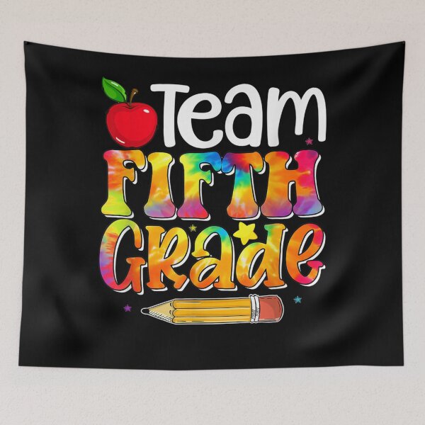Item preview, Team 5th Grade Pencil Tie Dye Welcome Back To School  designed and sold by sarahbennetth.