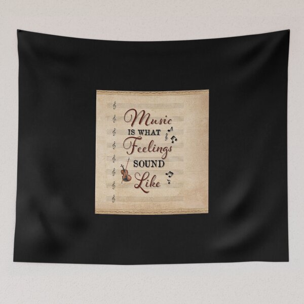 Item preview, Music is what feelings vintage designed and sold by HildegardBusch.