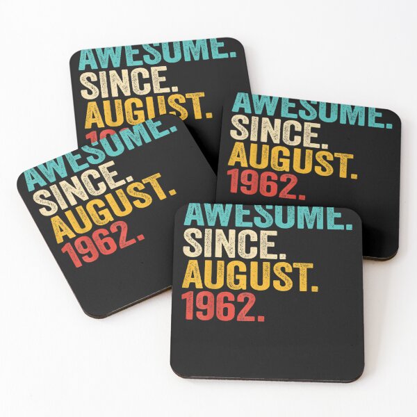 Item preview, 60th Birthday Gift Awesome Since August 1962 60 Year Old Men  designed and sold by andrewbashfordb.
