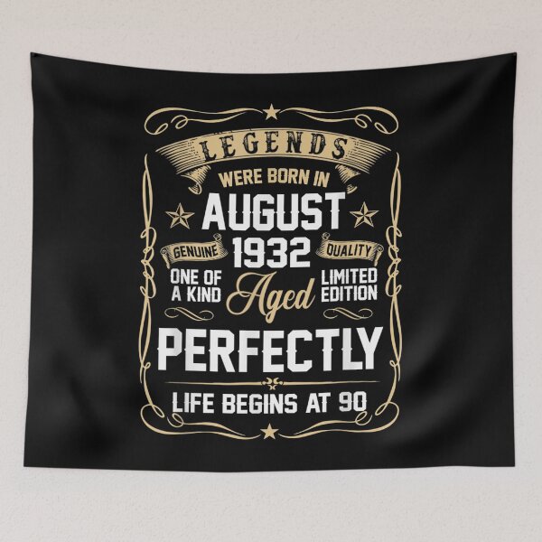 Item preview, August 1932 90th Birthday Gift 90 Year Old Men Women  designed and sold by andrewbashfordb.