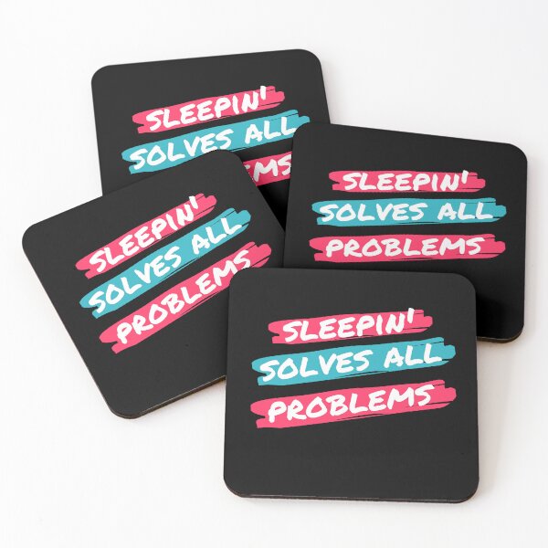 Item preview, Sleeping solves all problems - Fun Educational Quote designed and sold by iamwowie.