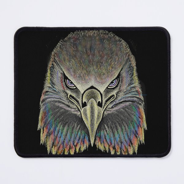 Item preview, AWESOME INTENSE EAGLE PORTRAIT rainbow designed and sold by THE AMERICAN TEEVANGELIST.