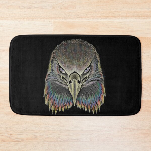 Item preview, AWESOME INTENSE EAGLE PORTRAIT rainbow designed and sold by THE AMERICAN TEEVANGELIST.