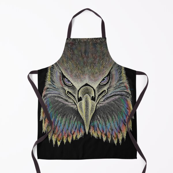 Item preview, AWESOME INTENSE EAGLE PORTRAIT rainbow designed and sold by THE AMERICAN TEEVANGELIST.