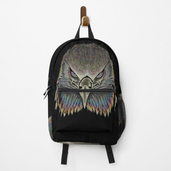 Item preview, AWESOME INTENSE EAGLE PORTRAIT rainbow designed and sold by THE AMERICAN TEEVANGELIST.