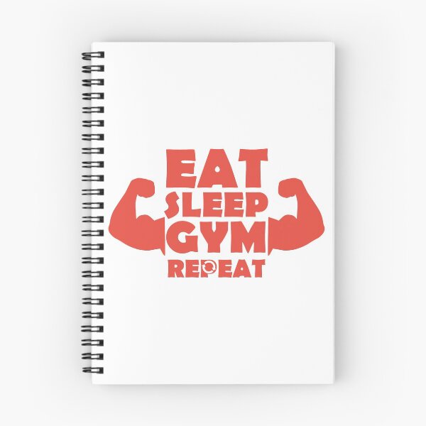Item preview, Eat Sleep Gym Repeat Yellow designed and sold by artpassion.