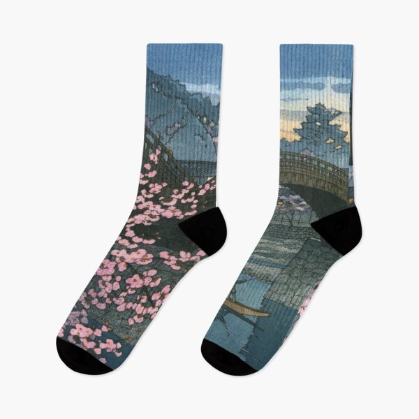 Item preview, Spring Evening at Kintai Bridge by Kawase Hasui designed and sold by Takeda-art.