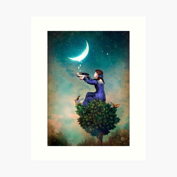 Moondrops Art Print